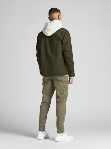 Effilé Pantalon cargo 'Ace Dex' JACK & JONES en vert