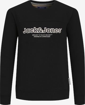 Felpa di Jack & Jones Junior in nero: frontale