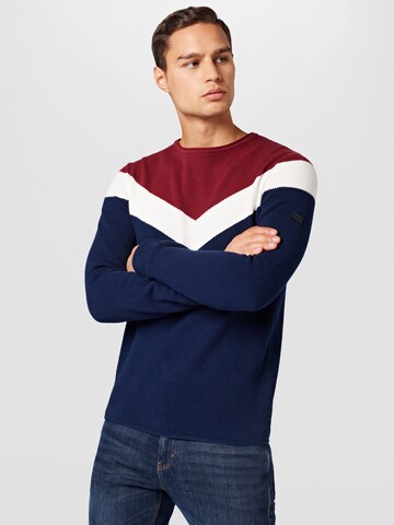 Pullover 'MST RÜDIGER' di Key Largo in blu: frontale