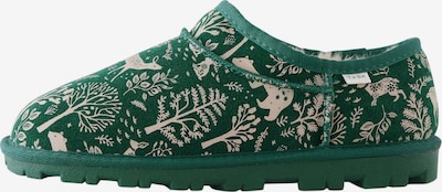 Naminės šlepetės iš Next, spalva – smėlio spalva / žalia, Prekių apžvalga