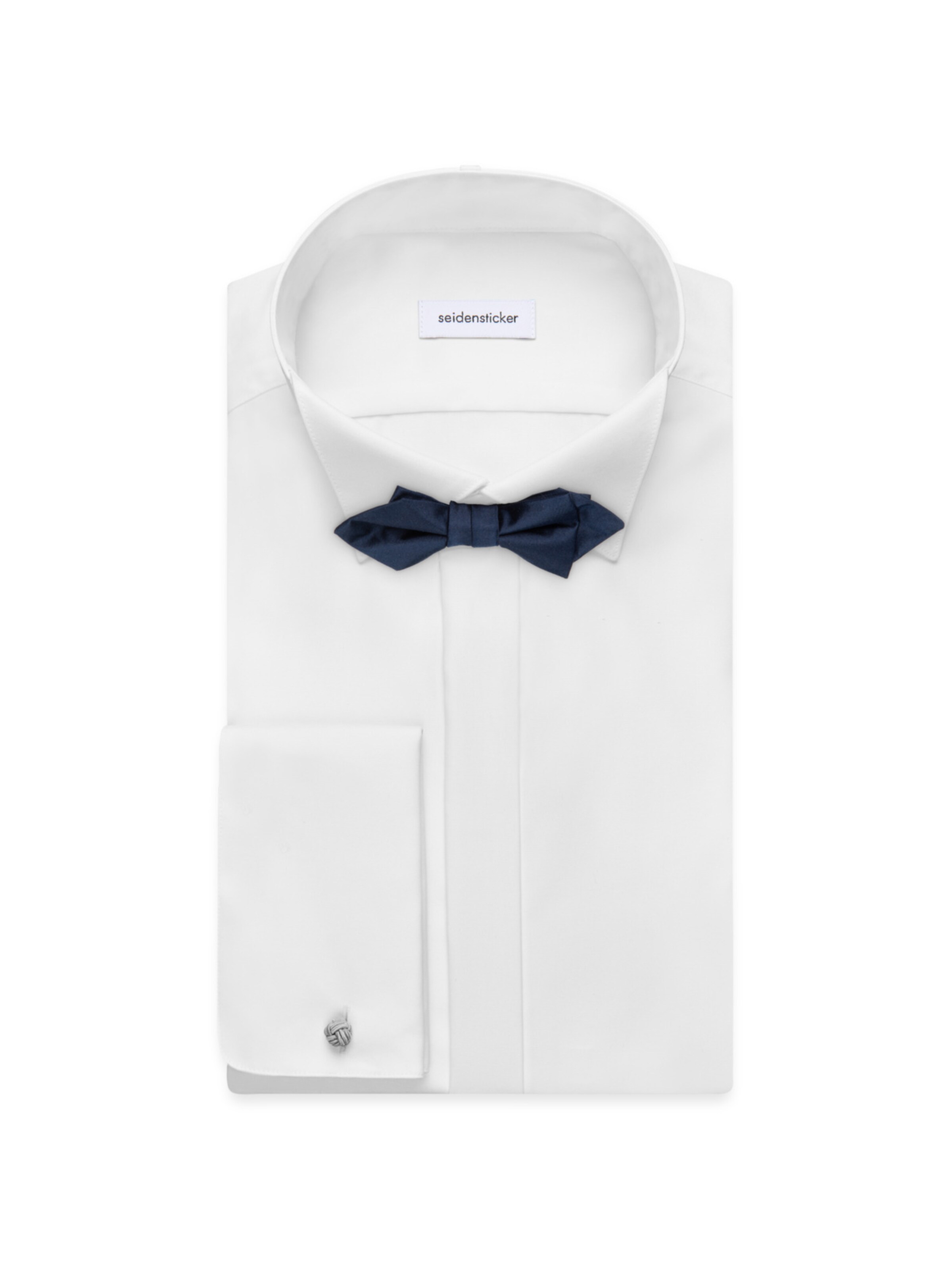 SEIDENSTICKER Vlinderdasje 'Schwarze Rose' in Blauw