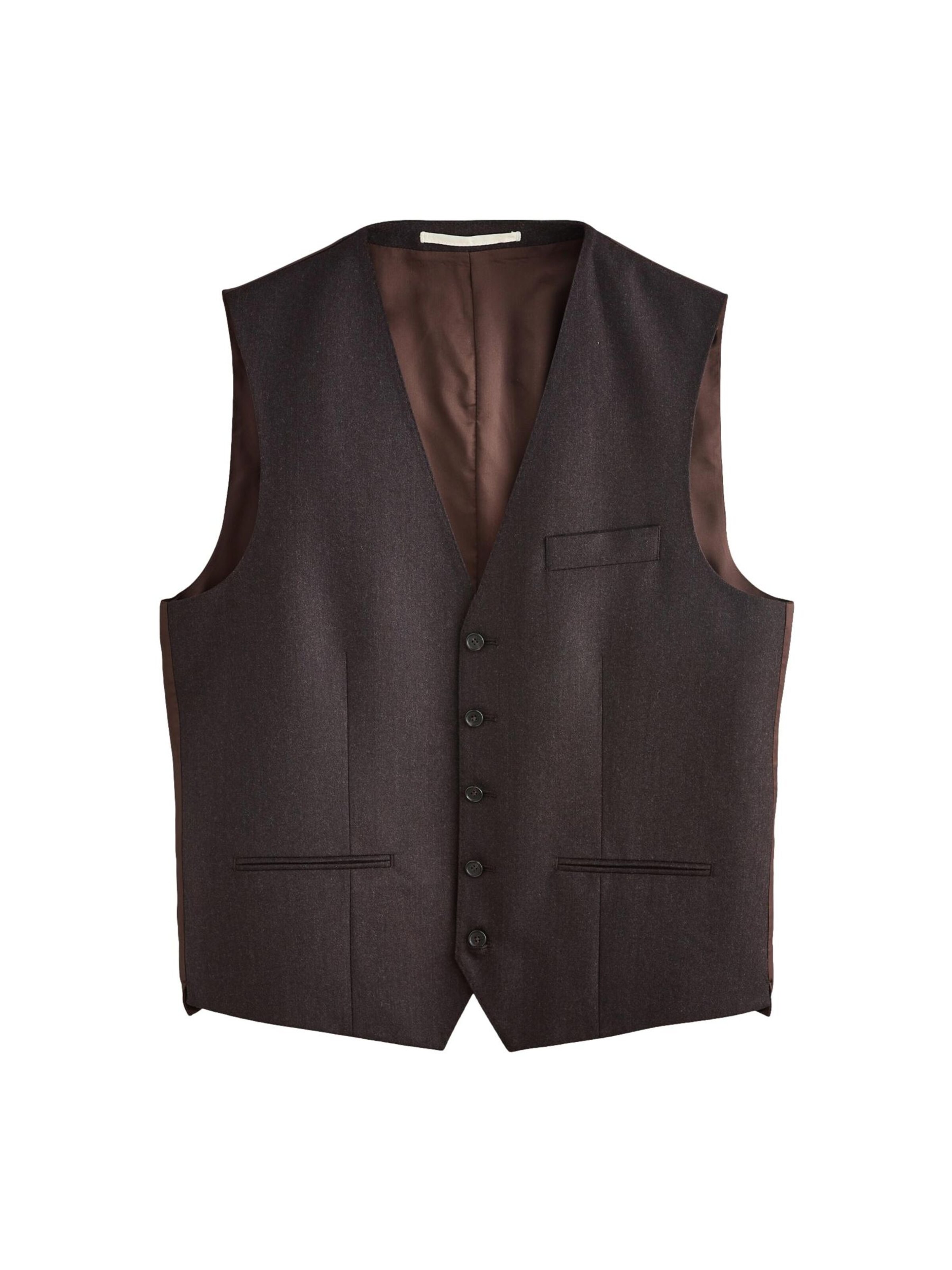 Next Gilet in Bruin: voorkant