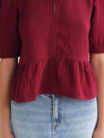 Camicia da donna di MixRay in rosso