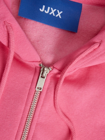 JJXX Zip-Up Hoodie 'Abbie' in Pink