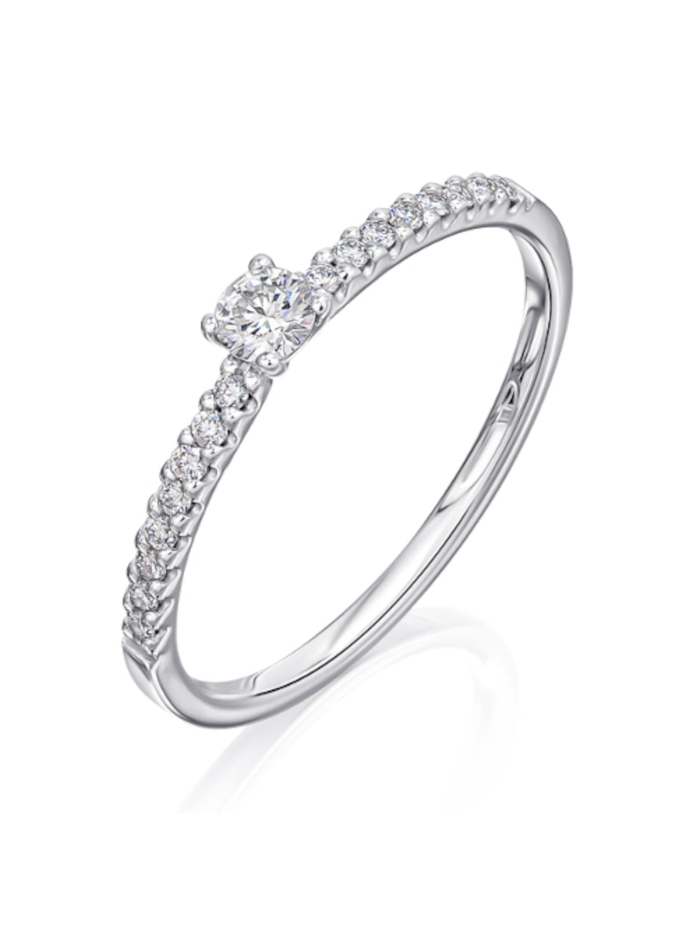 ONE ELEMENT Ring in Silber: Vorderseite