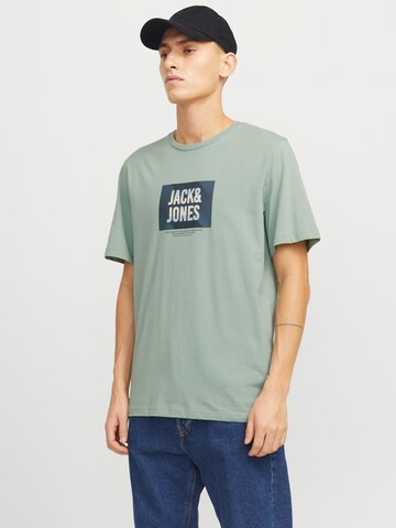 JACK & JONES Shirt in Green: front