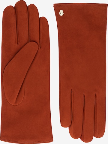 Gants 'KIEW' Roeckl en orange : devant