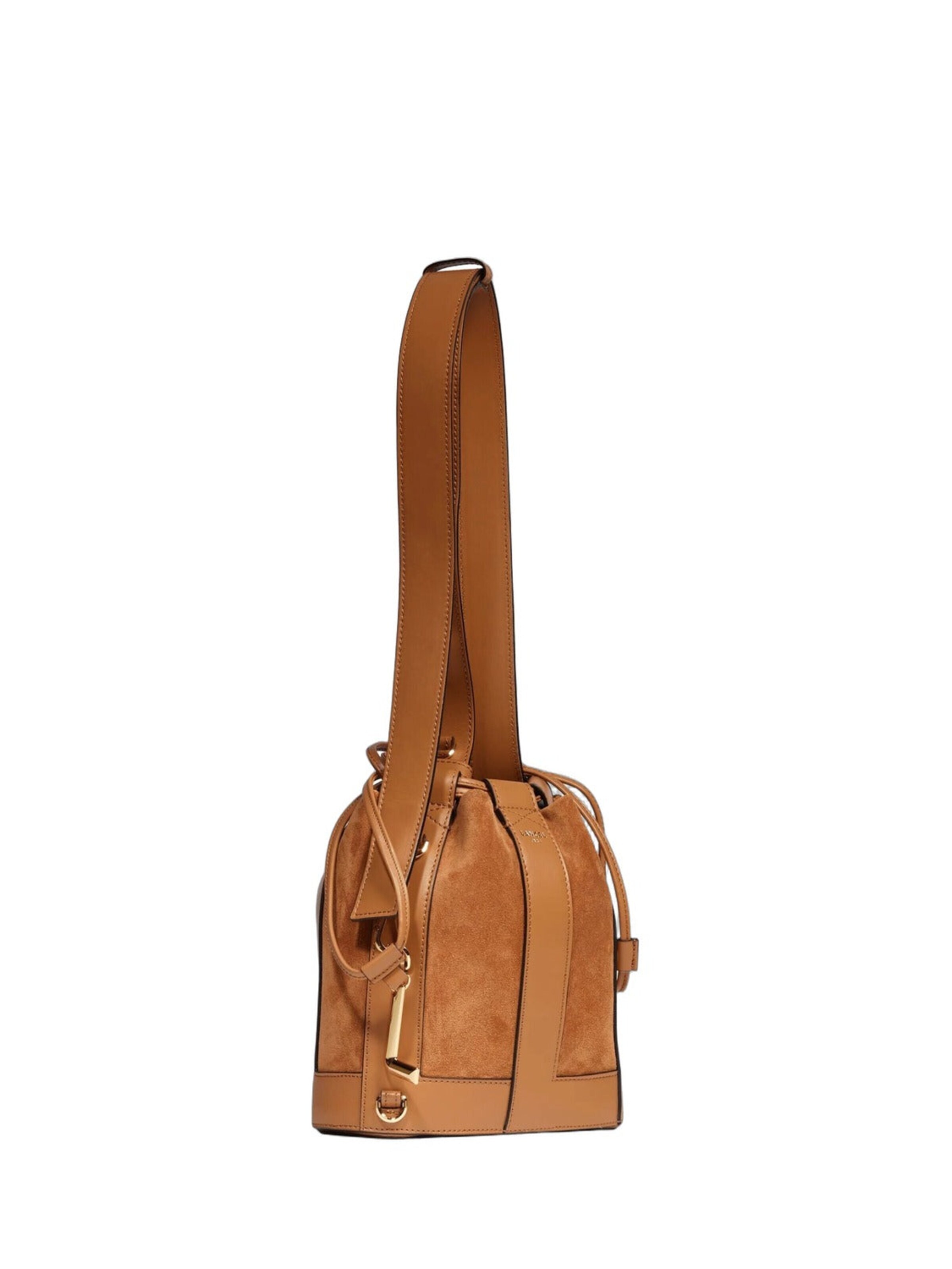 Lancel Чанта за през рамо 'Lancel Sacs Seau S Femme Elles Camel' в кафяво
