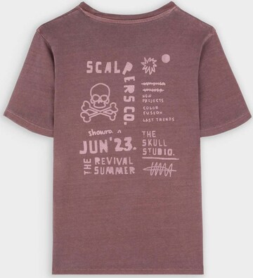 Scalpers Shirt ' NEW STROKE TEE KIDS ' in Red: front