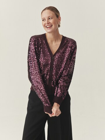 TATUUM Sweatjacke in Lila: Vorderseite