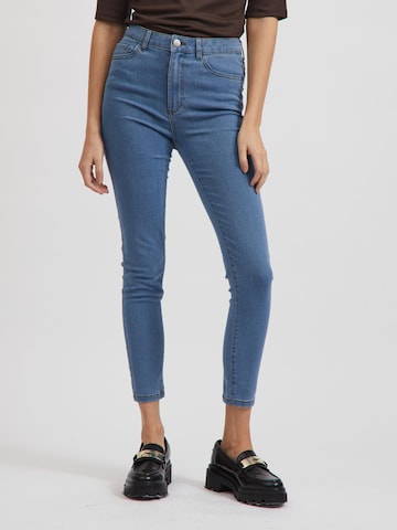 VILA Jeans 'VISKINNIE ANA' in Blue: front