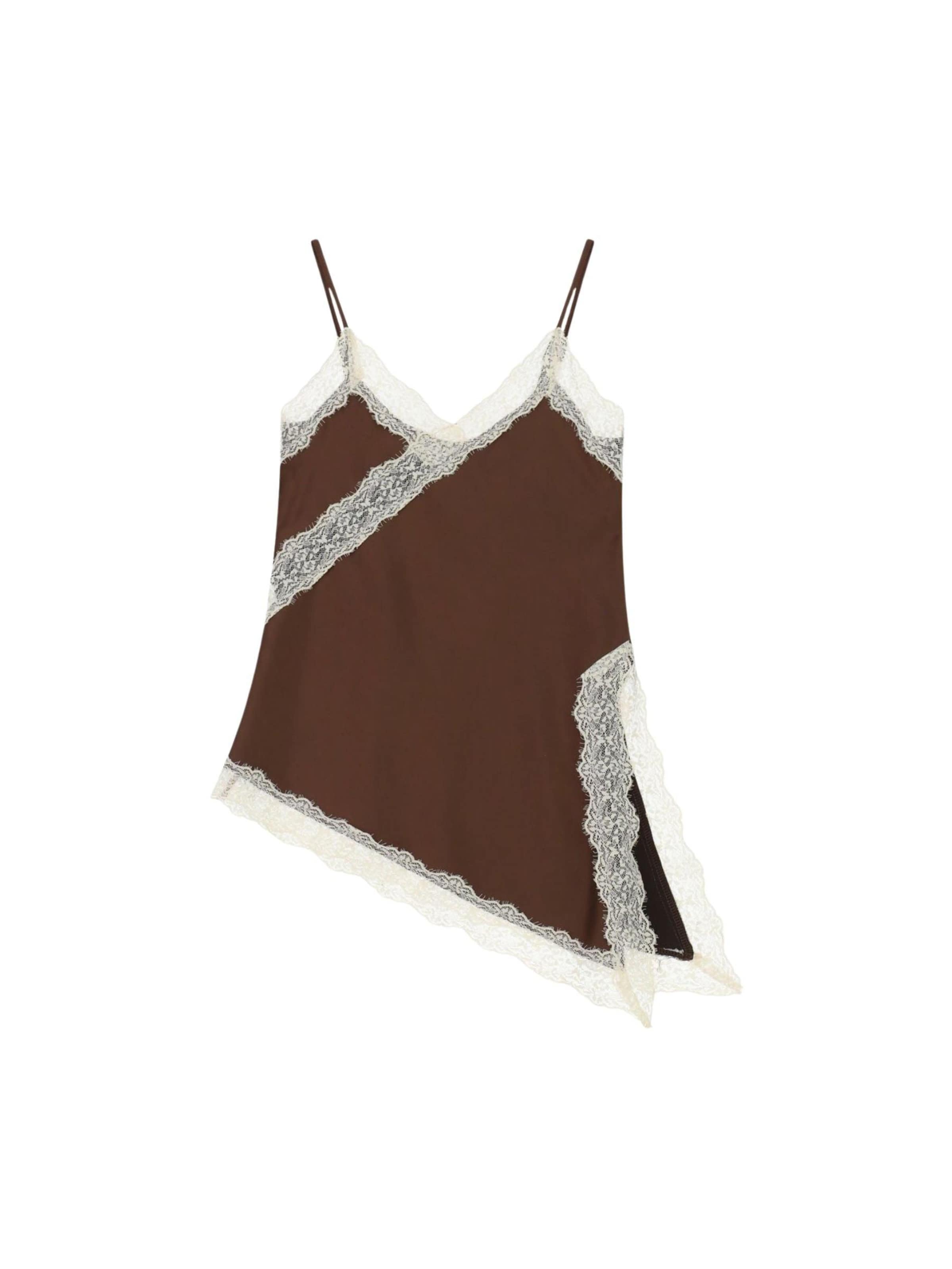 IMPERIAL Top in Brown: front