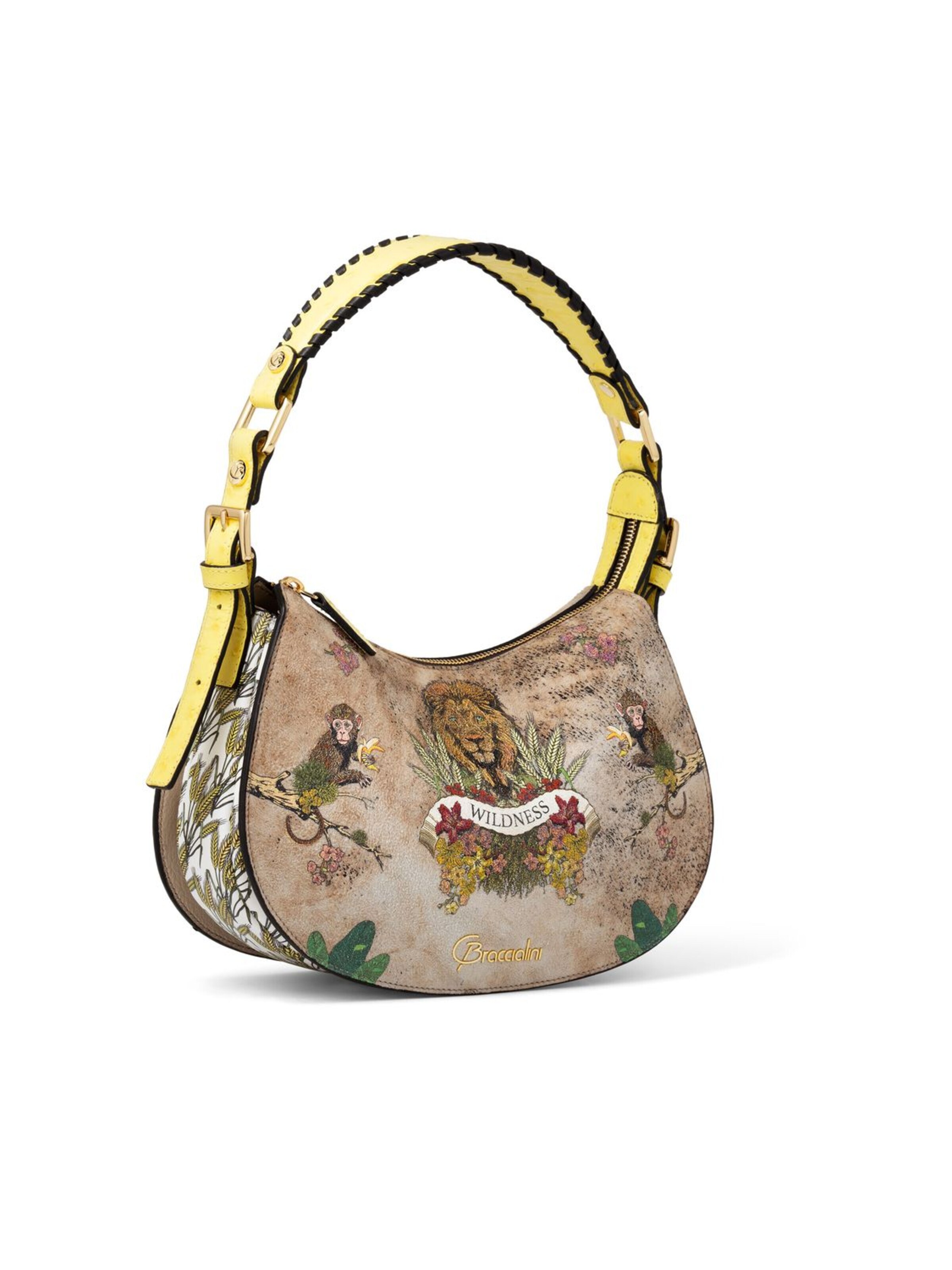 Braccialini - Bolso de hombro 'Ginevra Leone' en Mezcla de colores