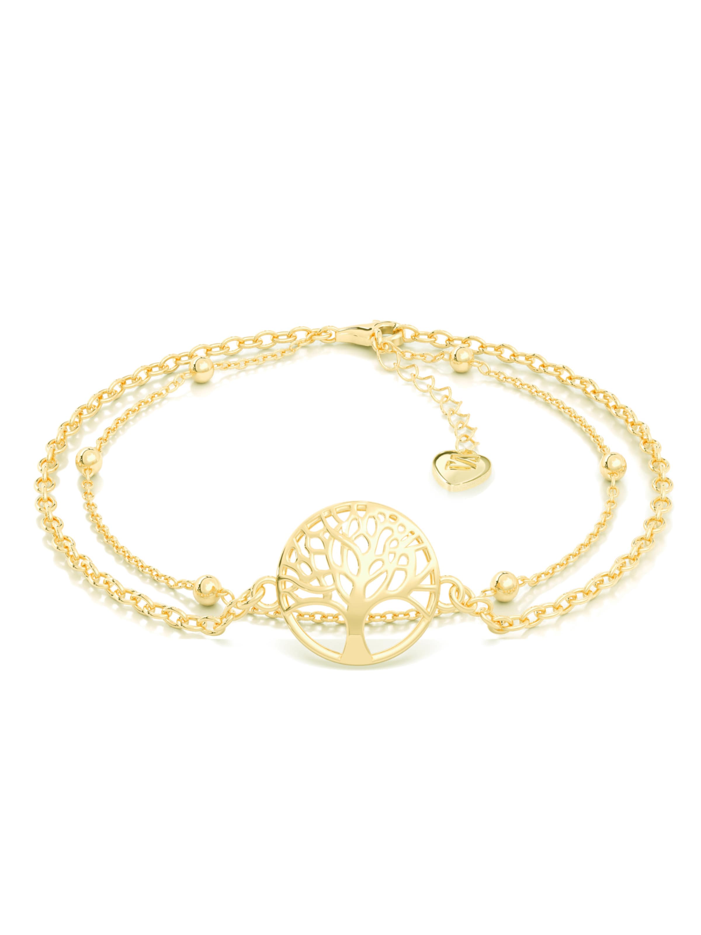 SERASAR Bracelet 'Life' in Gold: front