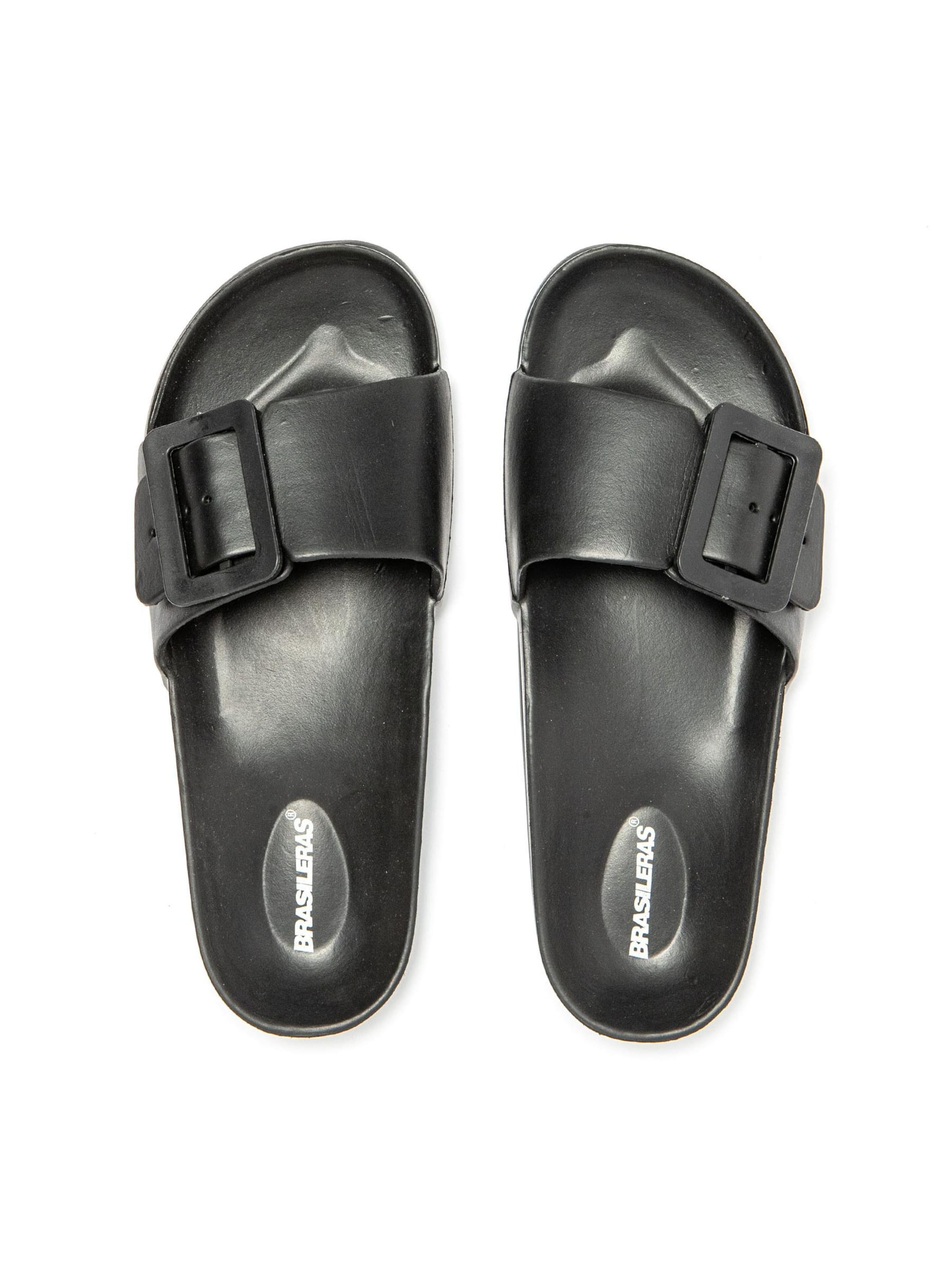 Brasileras - Zapatos abiertos 'Funflop' en negro