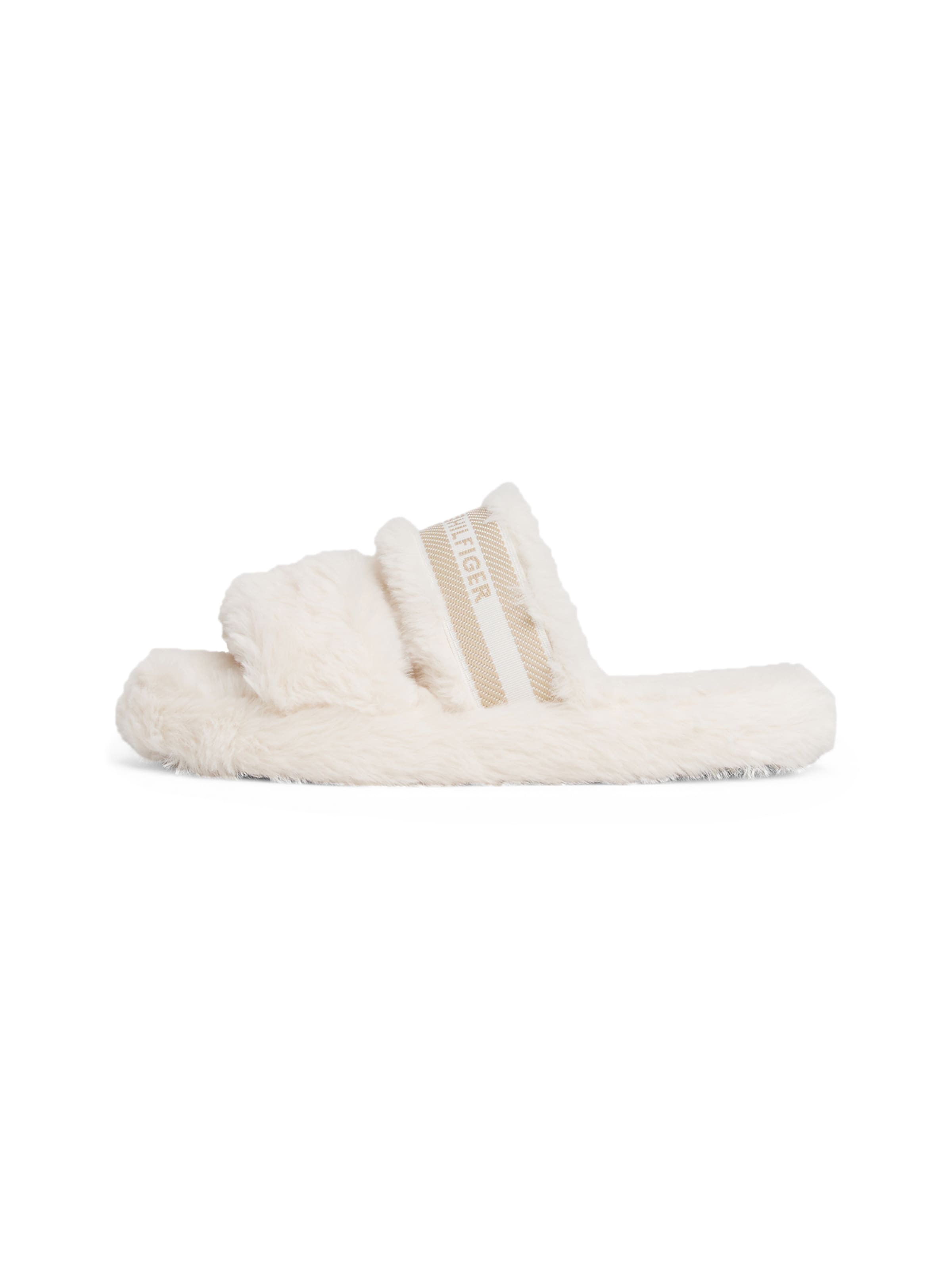 TOMMY HILFIGER Slipper in White: front