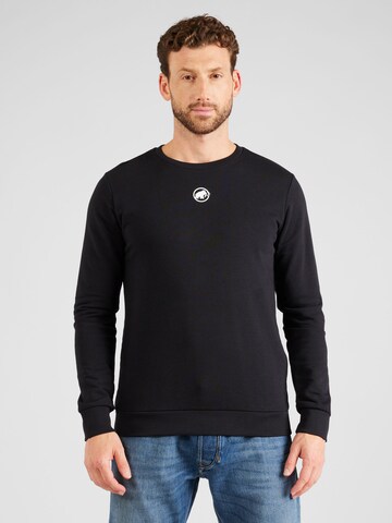 MAMMUT Sportsweatshirt in Schwarz: Vorderseite