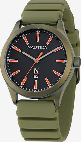 Orologio analogico ' HANNAY BAY ' di NAUTICA in verde: frontale