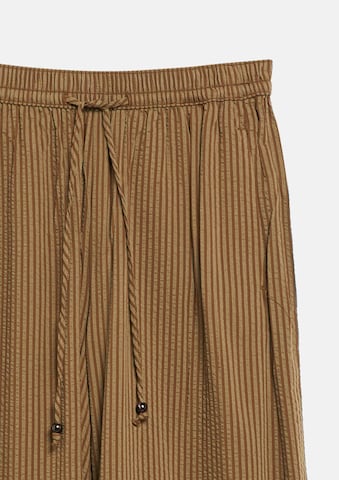 s.Oliver Wide Leg Hose in Braun