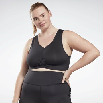 Reebok Sporttop in Zwart: voorkant