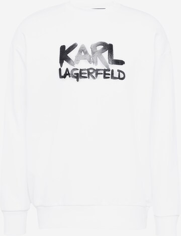 Karl Lagerfeld Sweatshirt in Weiß: predná strana