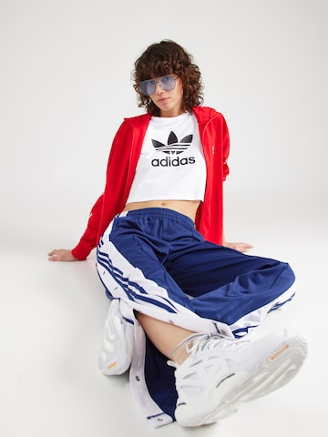 ADIDAS ORIGINALS Wide leg Broek 'ADIBREAK' in Blauw