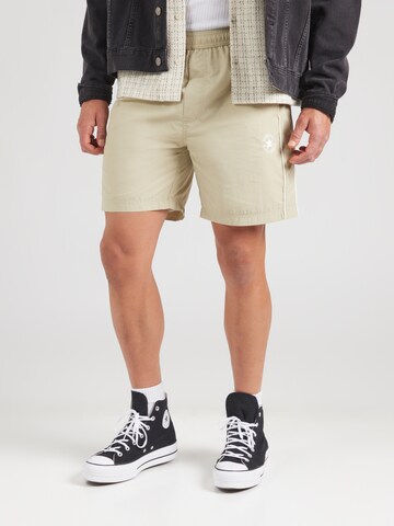 CONVERSE Обычный Штаны 'CHUCK STARSPRINTER' в Зеленый: спереди