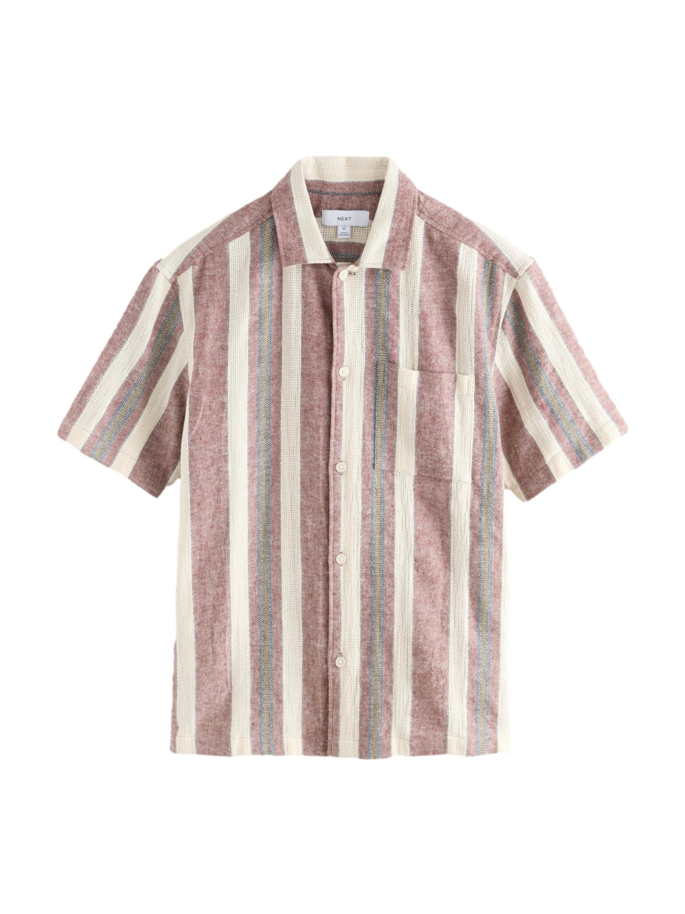 Next Regular fit Overhemd in Rood: voorkant