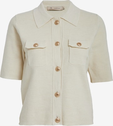 Cardigan 'Kaylee' Peppercorn en blanc : devant