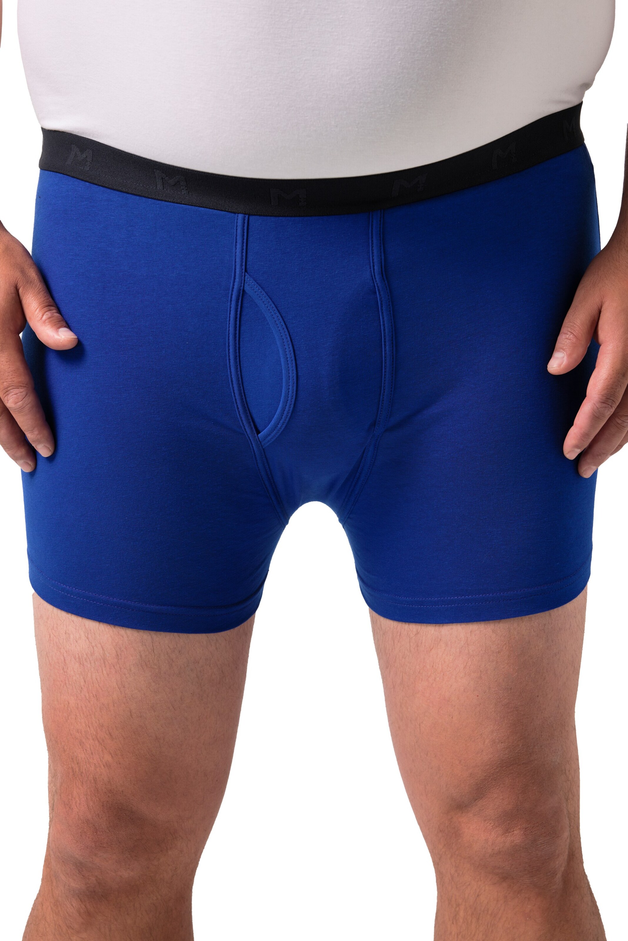 Men Plus Boxer shorts in Blue: front