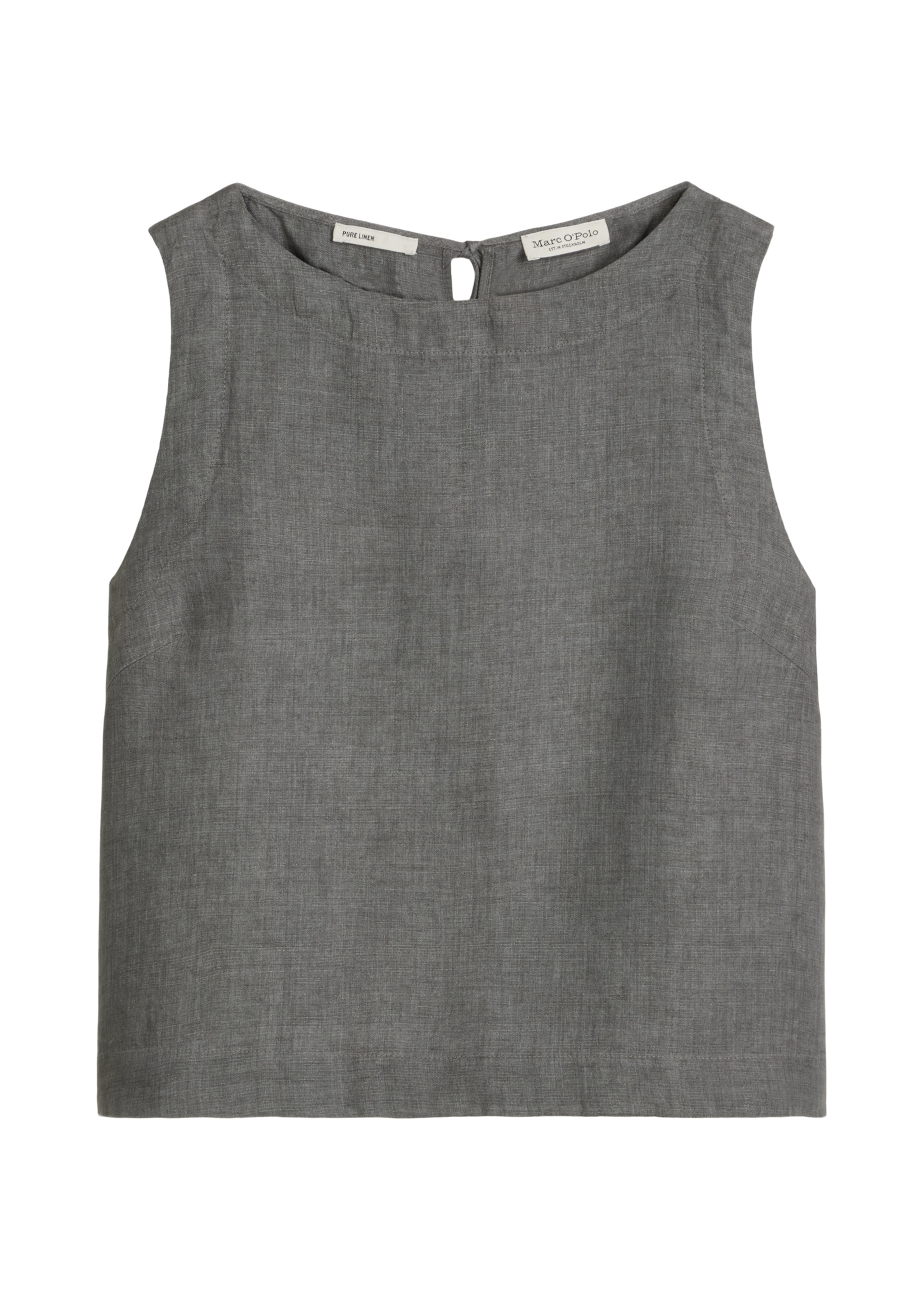 Marc O'Polo Chemisier en XS en gris, Vue avec produit