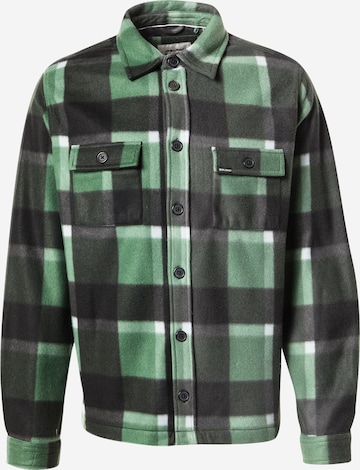 BLEND Regular fit Button Up Shirt in Green: front