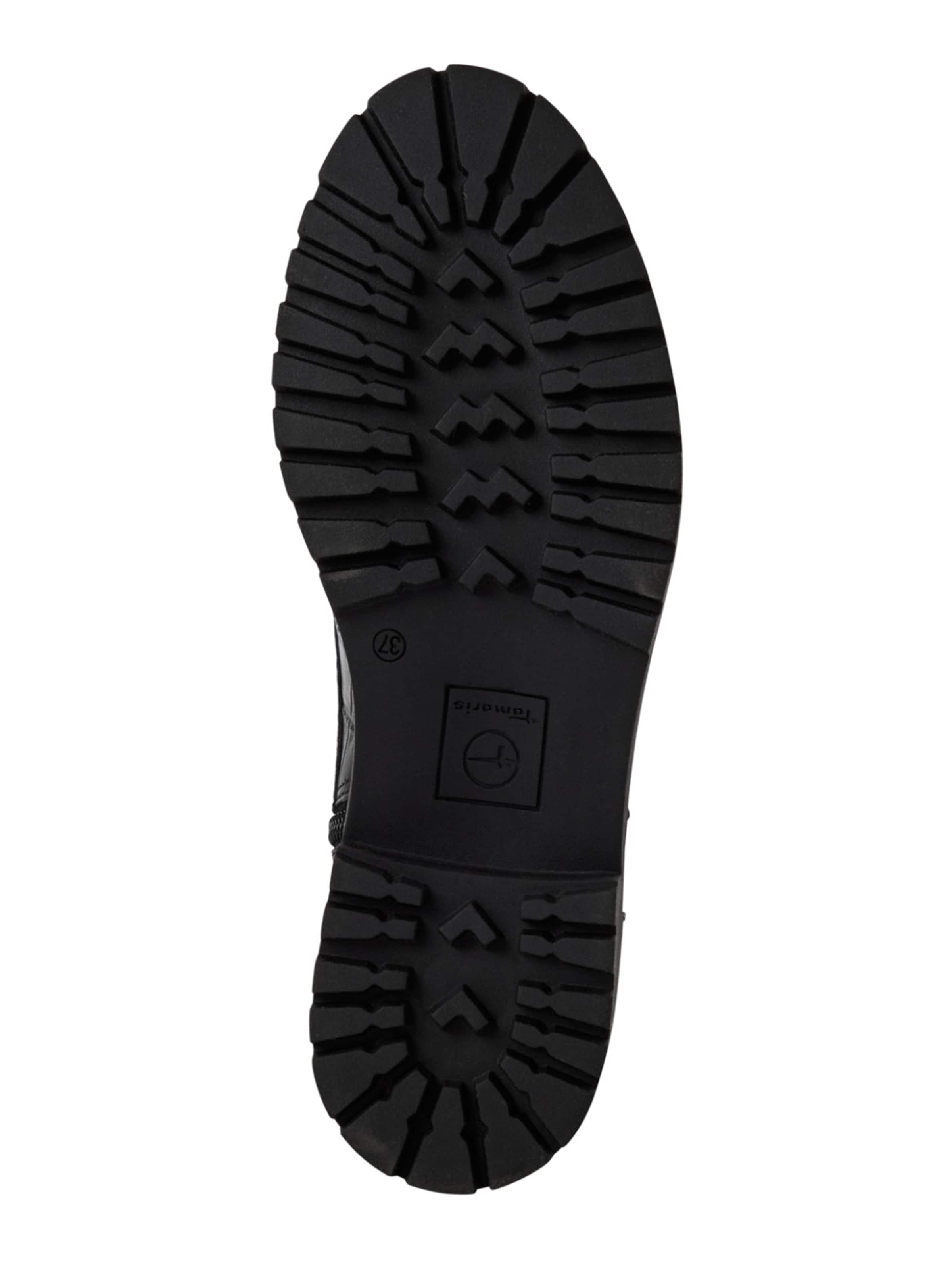 Tamaris - Botines con cordones en negro