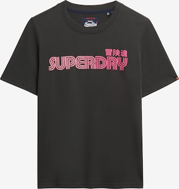 Maglietta di Superdry in nero: frontale