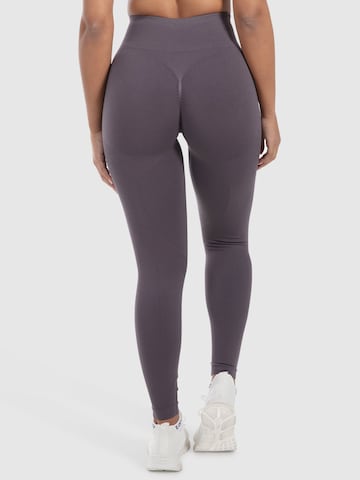 Coupe slim Leggings 'Alira' Smilodox en violet