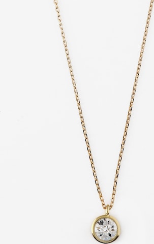 Orelia Necklace in Gold: front