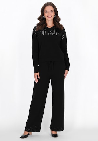 usha BLACK LABEL Regular Broek in Zwart