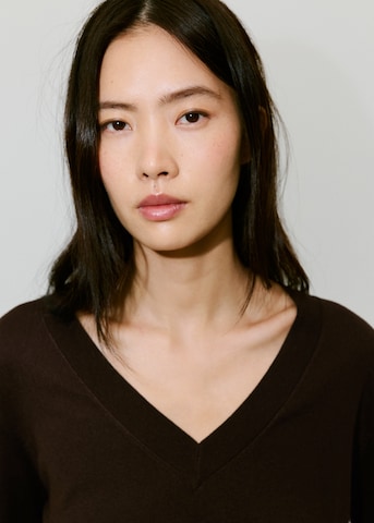 MANGO Sweater 'LUCCAV' in Brown