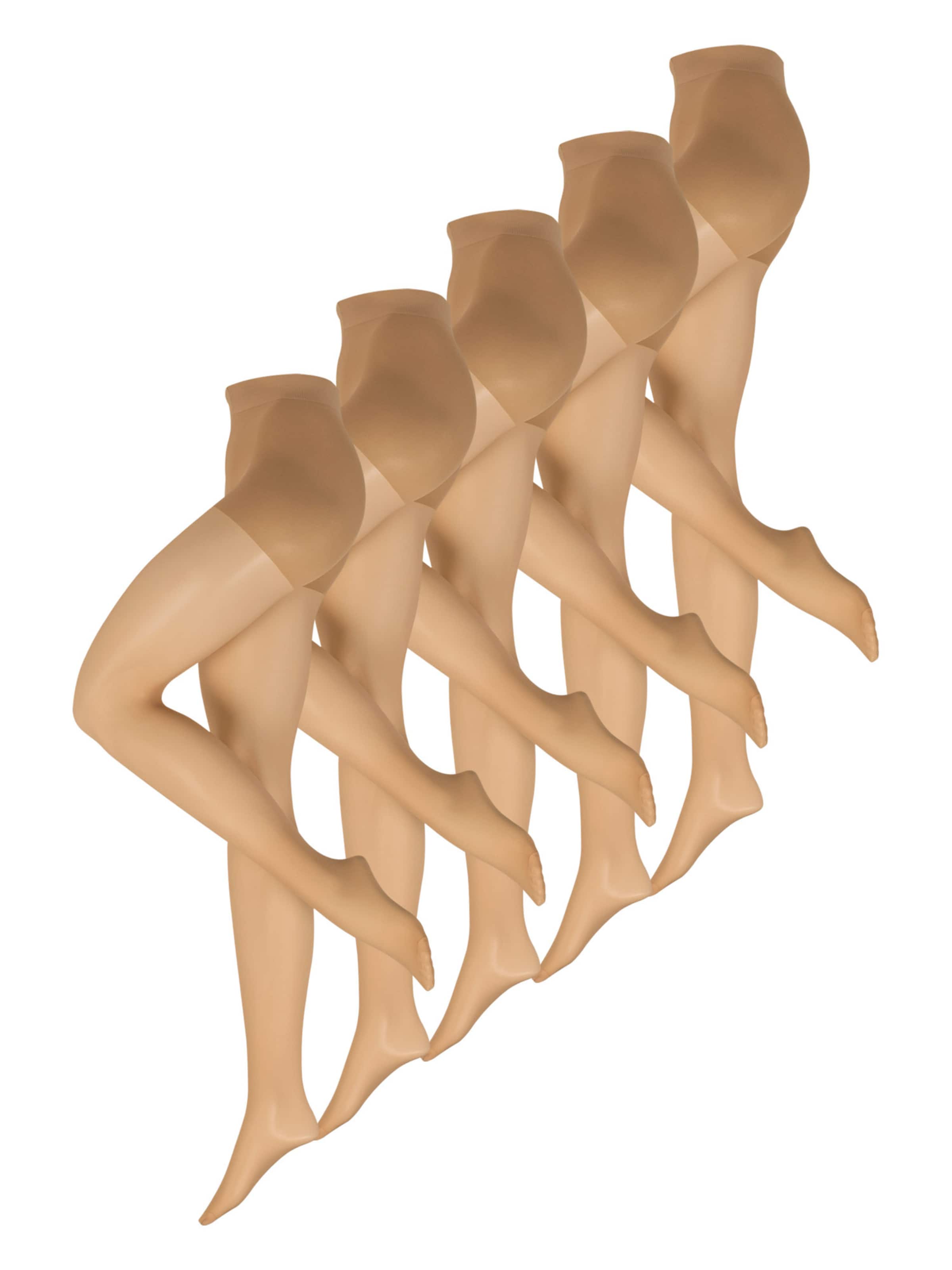 Nur Die Fine tights ' Goodbye Laufmaschen 20 DEN ' in Brown: front