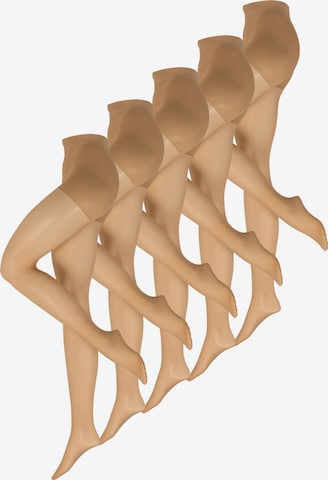 Collants ' Goodbye Laufmaschen 20 DEN ' Nur Die en marron : devant