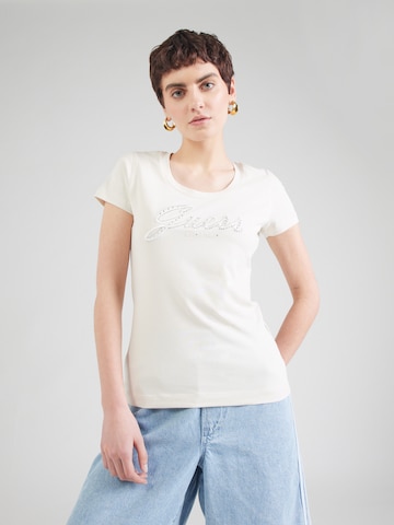 Maglietta di GUESS in bianco: frontale