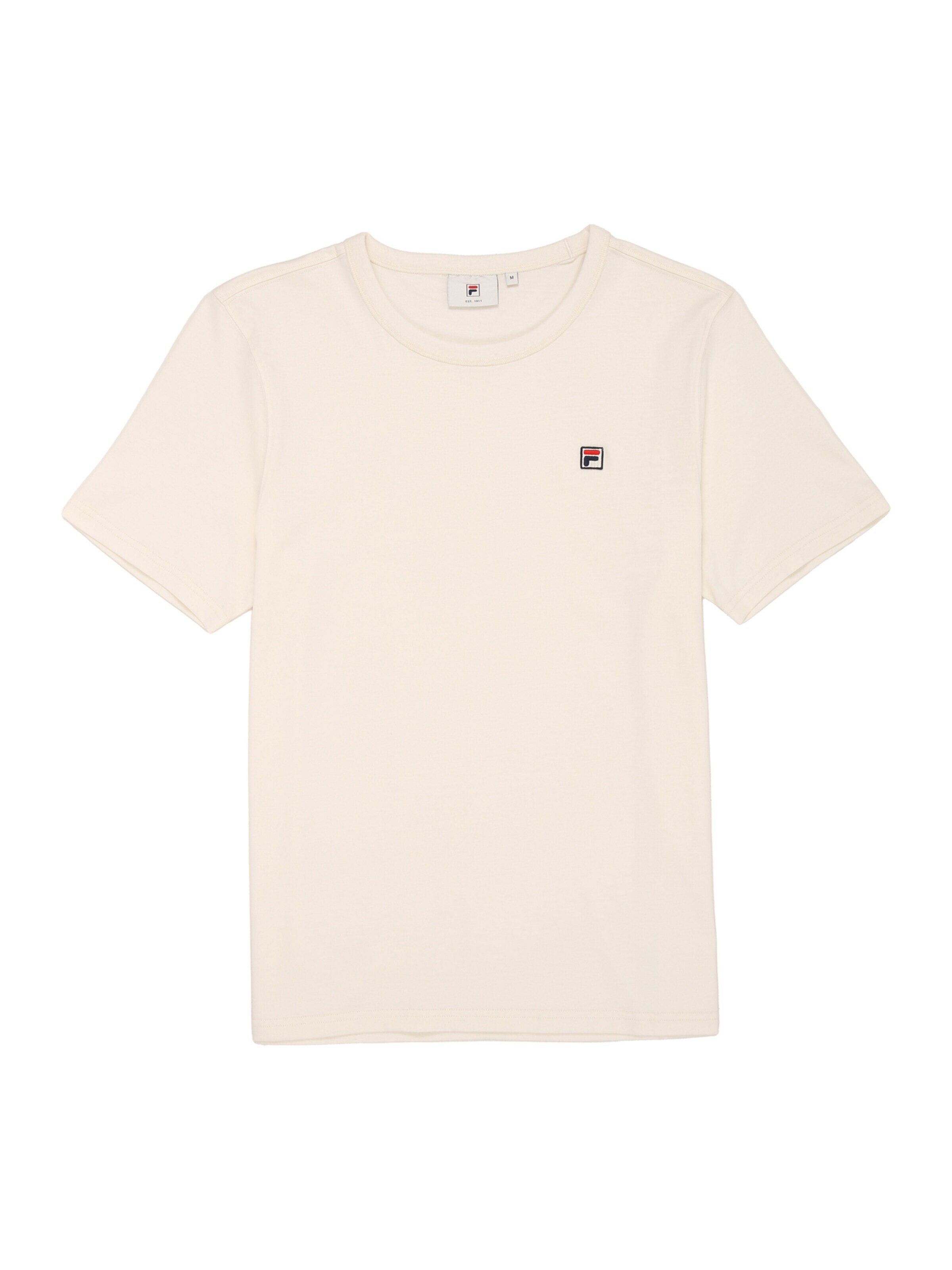 FILA Paita 'MISURINA regular neck binding t-shirt' värissä valkoinen: etupuoli