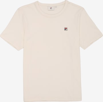 FILA Paita 'MISURINA regular neck binding t-shirt' värissä valkoinen: etupuoli