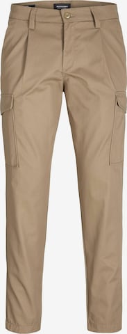 Loosefit Pantalon cargo JACK & JONES en marron : devant