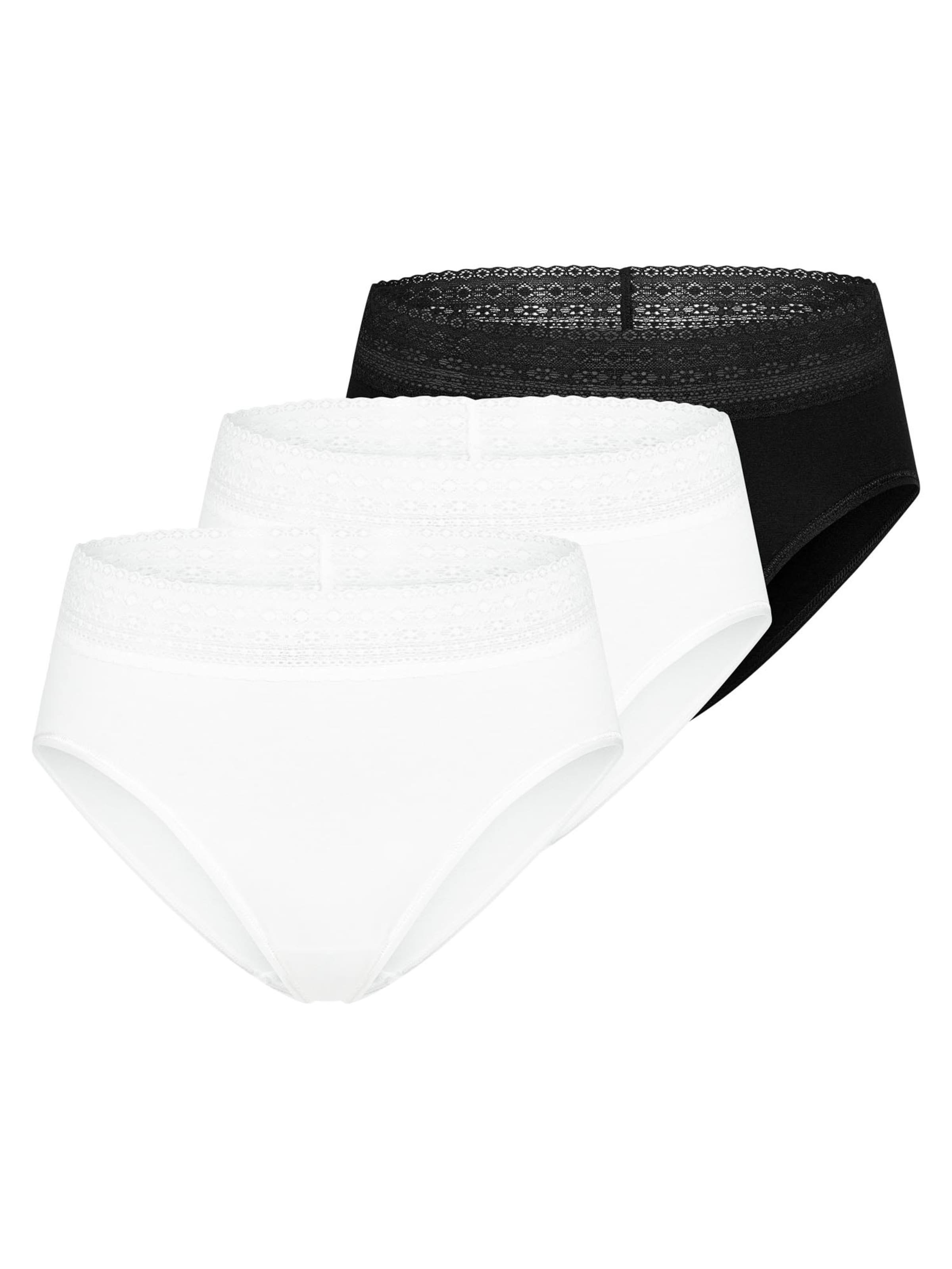 Mey Panty 'Modal Lace' in Silver: front