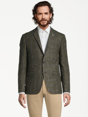 Steffen Klein Slim Fit Sakko in Grün: Vorderseite