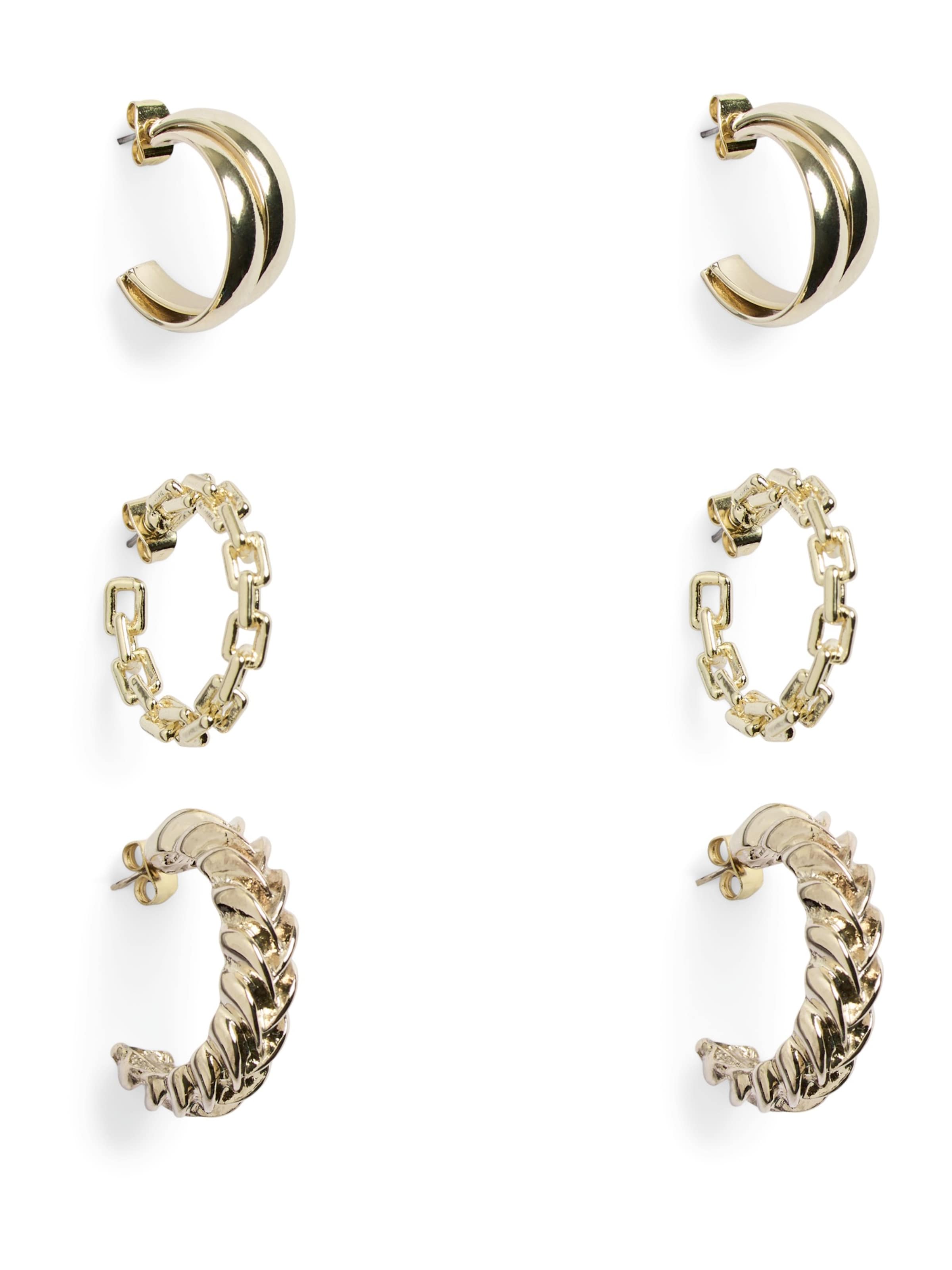 PIECES Earrings 'PCBINE' in Gold: front