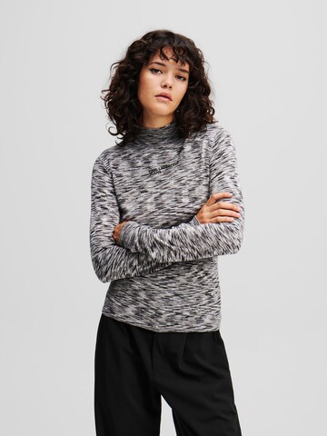 Pullover di KARL LAGERFELD JEANS in grigio: frontale