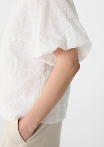 COMMA Bluse in Weiß