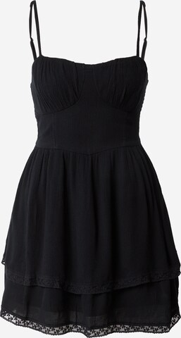 HOLLISTER - Vestido em preto: frente